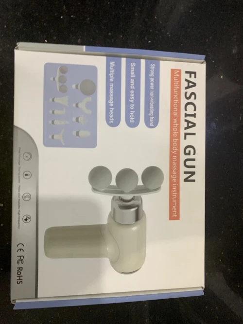 جهاز مساج عضلي لاسلكي متعدد الرؤوس (Fascial Gun