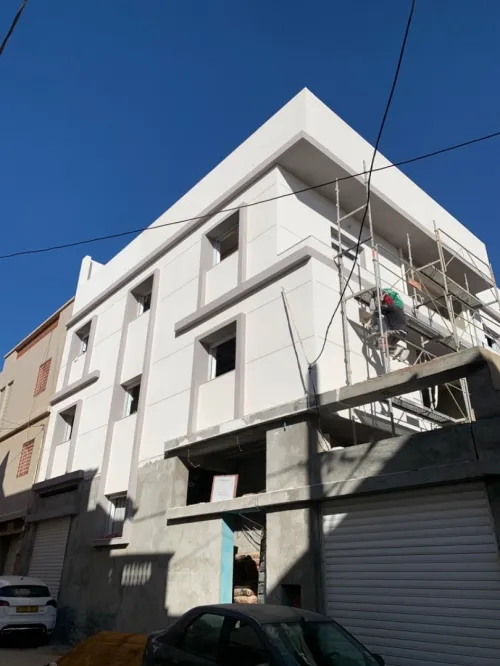 Revetement de façade en monocouche 