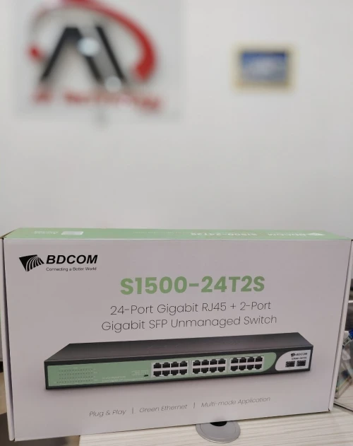  Switch Réseau BDCOM S1500 24T2S 