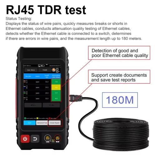 TESTEUR CABLE RESEAU MULTI FONCTION