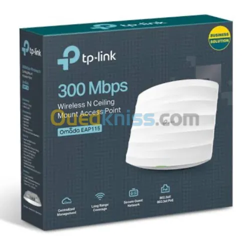 Point d'accès Wi-Fi N 300 Mbps PoE - Plafonnier
