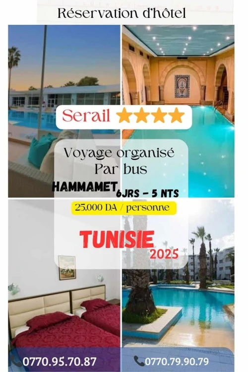 voyage hammamet par bus