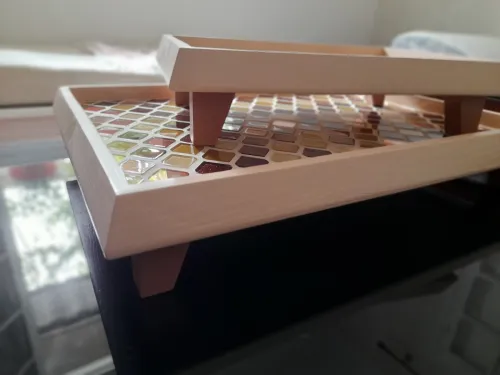 Plateaux en mosaïque 