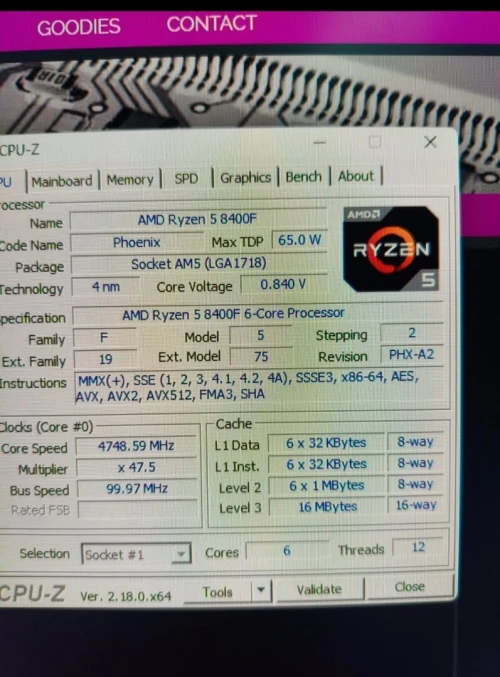 Ryzen 8400g TRI
