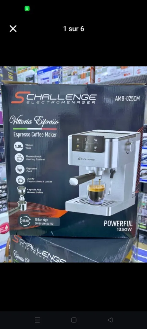 Cafetière schallenge poudre et capsule