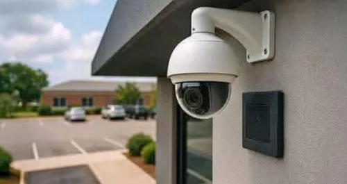 Montage caméra de surveillance 