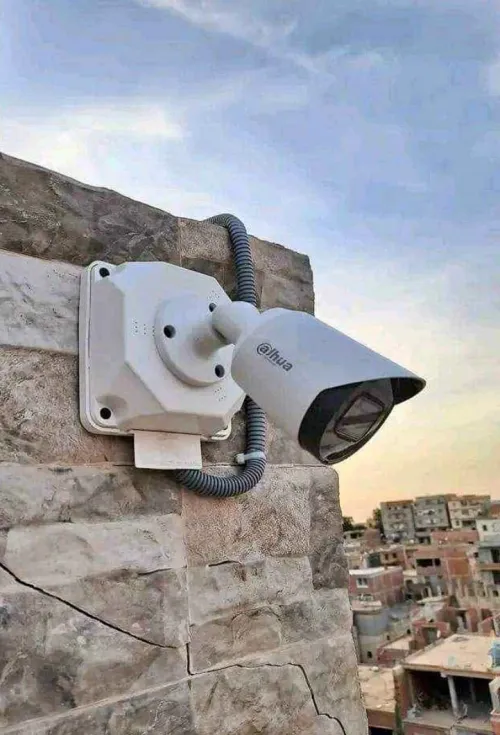 Montage caméra de surveillance 