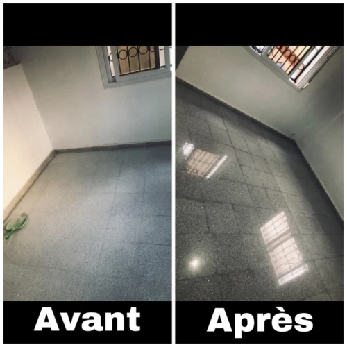 Ponçage lustrage et nettoyage 