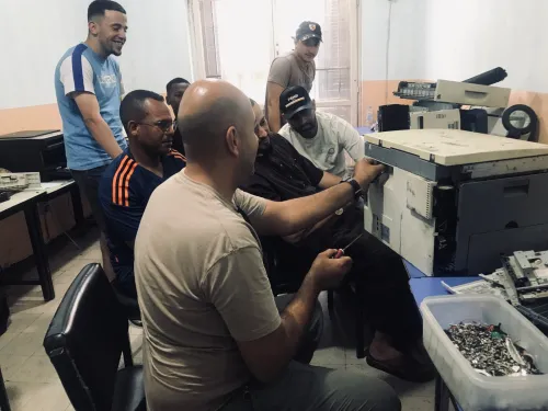 تكوين في صيانة الات النسخ والطباعة