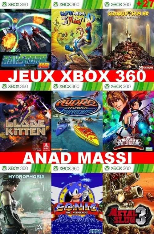 INSTALLATION JEUX XBOX 360 (PRIX CHOC FA DESCRIPTION) *