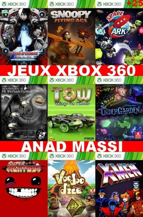 INSTALLATION JEUX XBOX 360 (PRIX CHOC FA DESCRIPTION) -