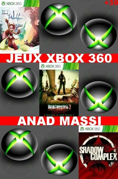 INSTALLATION JEUX XBOX 360 (PRIX CHOC FA DESCRIPTION) --