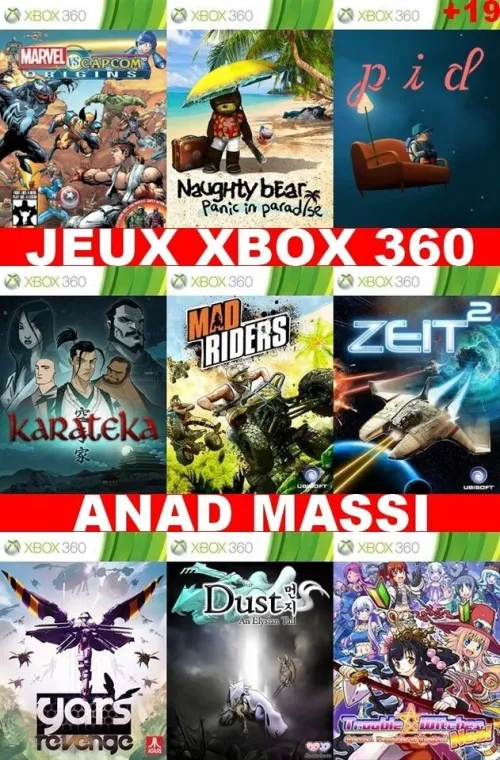 INSTALLATION JEUX XBOX 360 (PRIX CHOC FA DESCRIPTION) -