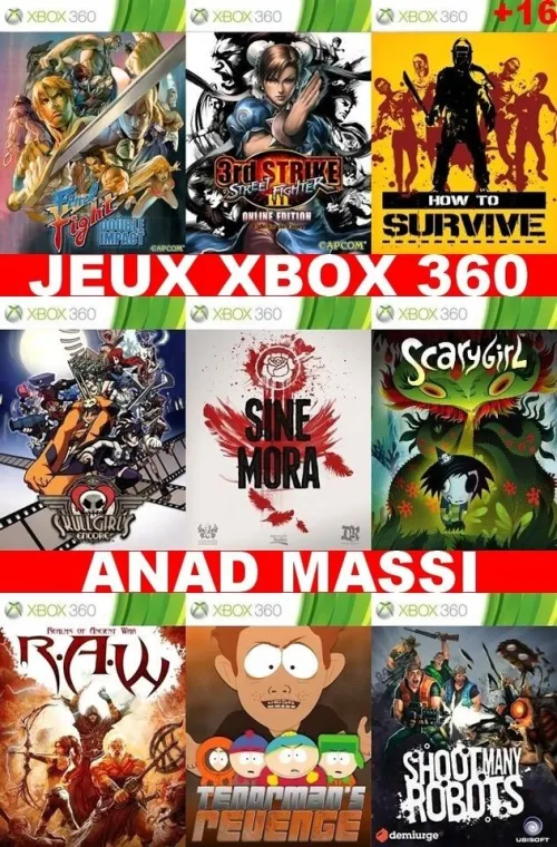 INSTALLATION JEUX XBOX 360 (PRIX CHOC FA DESCRIPTION) -
