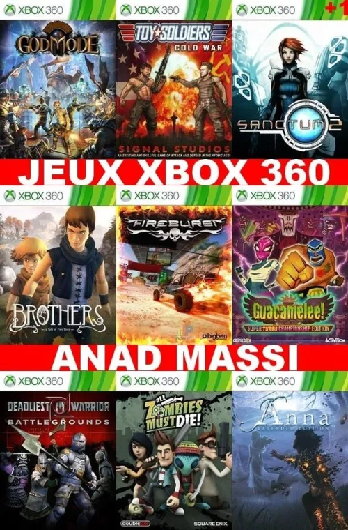 INSTALLATION JEUX XBOX 360 (PRIX CHOC FA DESCRIPTION) --