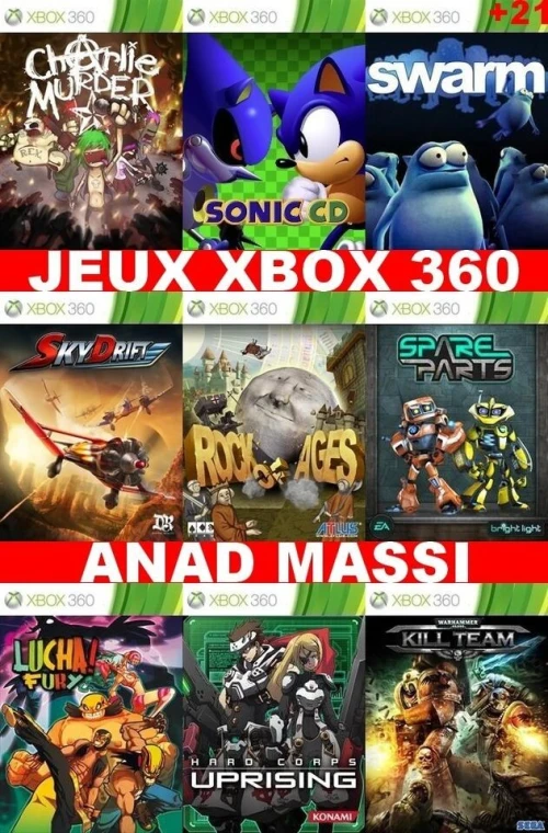 INSTALLATION JEUX XBOX 360 (PRIX CHOC FA DESCRIPTION) -
