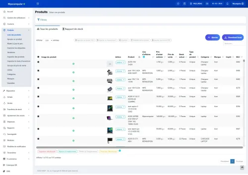 Logiciel Point de Vente - Pixel Soft (POS) - Logiciel de Gestion de Stock & Caisse