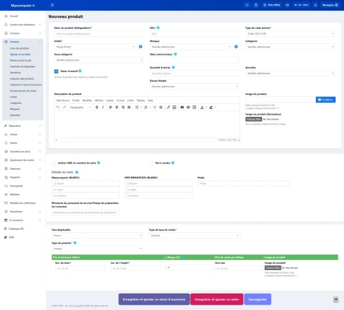 Logiciel Point de Vente - Pixel Soft (POS) - Logiciel de Gestion de Stock & Caisse