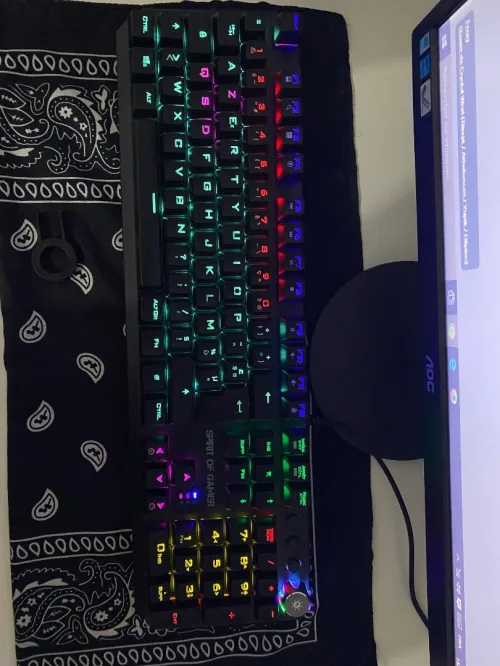 Clavier et souris gamer 