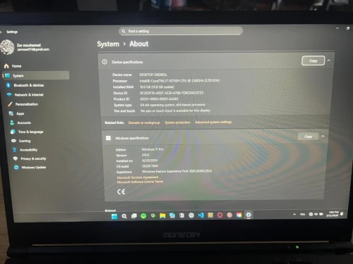 Laptop MONSTER ABRA A5 V15.8