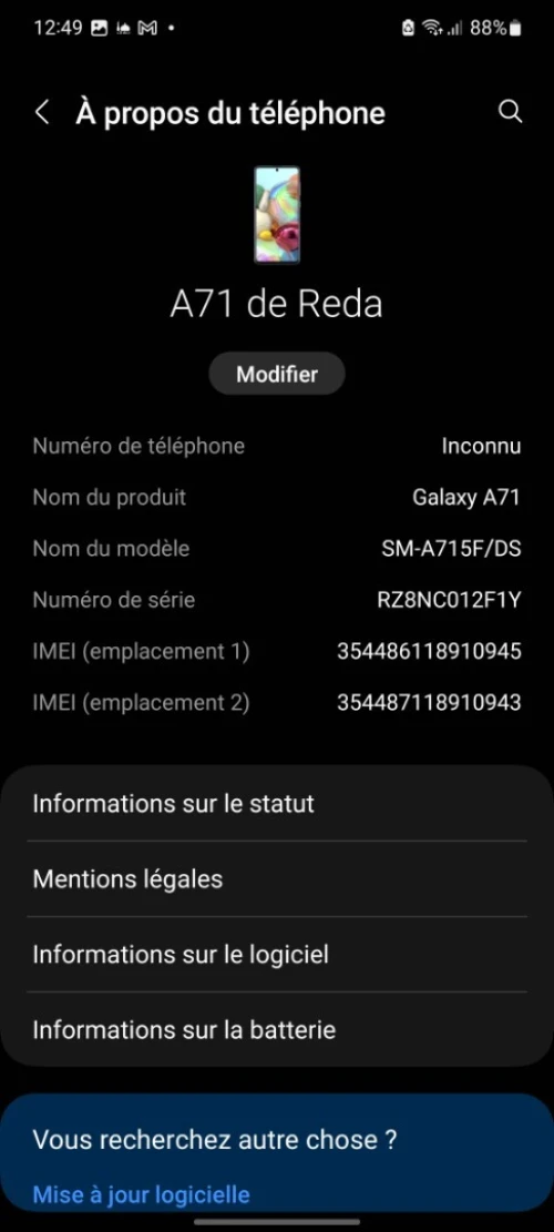 Samsung A71