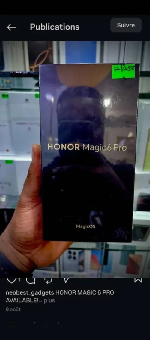 Honor magic 6 pro 512 version globale CE