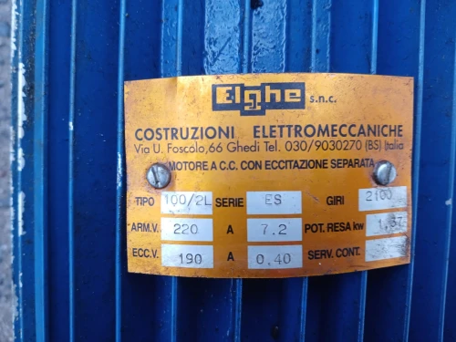 Moteur ac.c con eccitazione