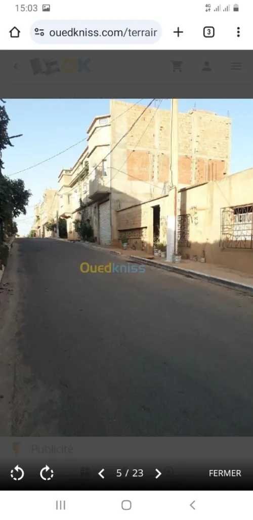 Vente Terrain Mostaganem Touahria