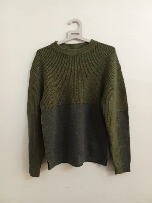 PULL EN LAINE VERT