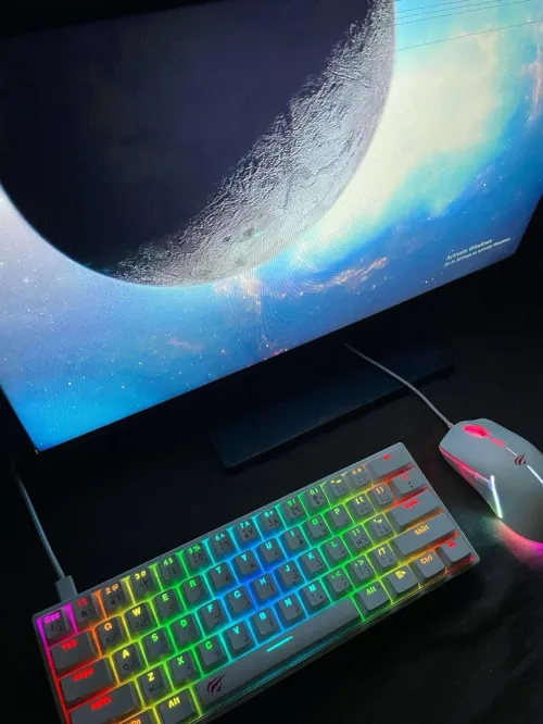pack PC & clavier et souris & casque