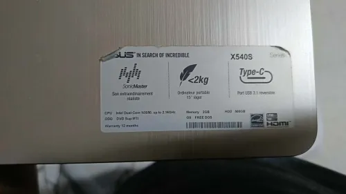 Ordinateur Portable ASUS X540S