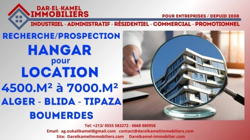 Cherche location Hangar Alger Alger centre