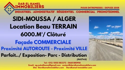Location Terrain Alger Sidi moussa