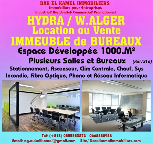 Location Immeuble Alger Hydra