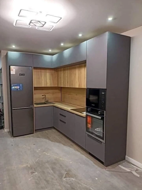 Fabrication de cuisine équipée moderne sur mesure très bonne qualité 