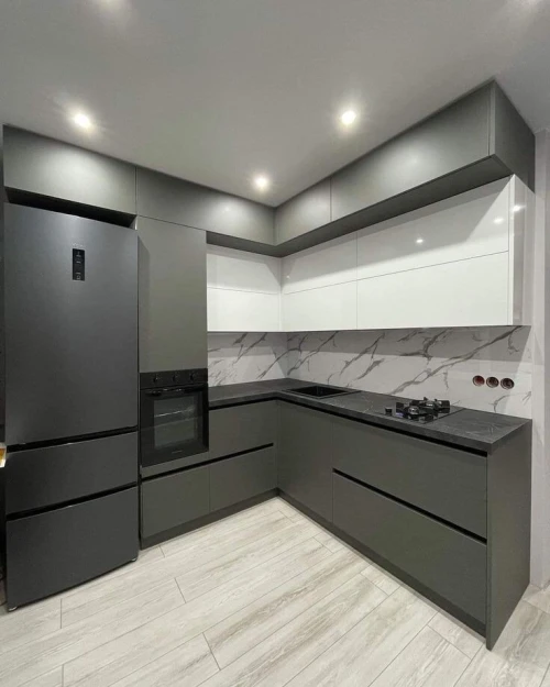 Fabrication de cuisine équipée moderne sur mesure