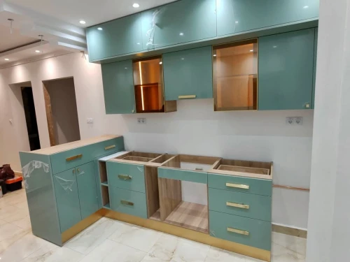 Fabrication de cuisine équipée moderne sur mesure très bonne qualité 