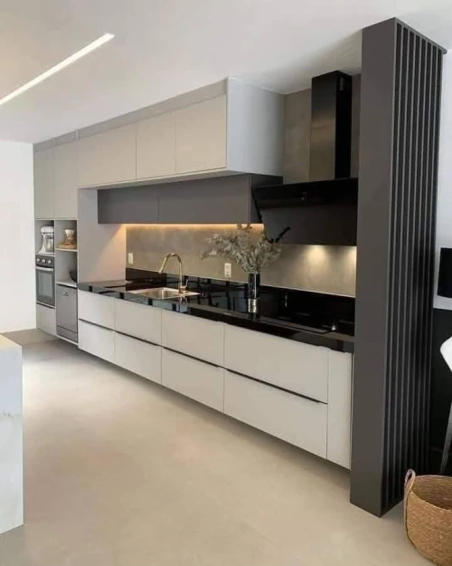 Fabrication de cuisine équipée moderne sur mesure très bonne qualité 