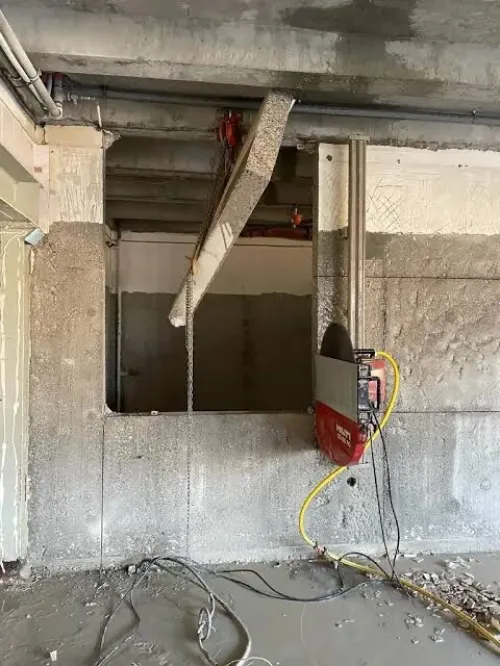 Sciage de béton et béton armes 