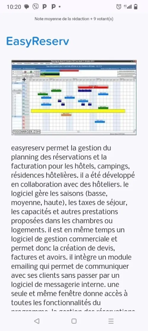 Logiciel de gestion d'hotel