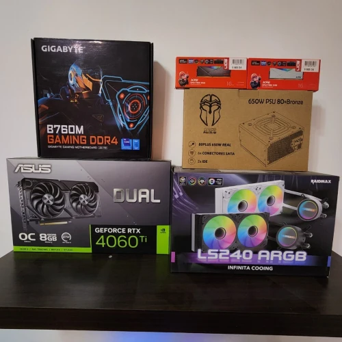 Pc Gamer (RTX 4060 Ti + I5 14400F)