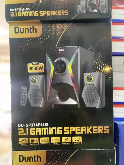 مجموعة مكبرات صوت للألعاب من Dunth، طراز DU-SP374PLUS. 