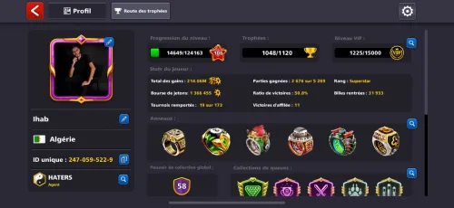 Compte 8 ball pool