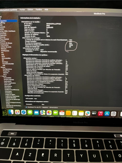 Macbook pro 2018 i7 1tb