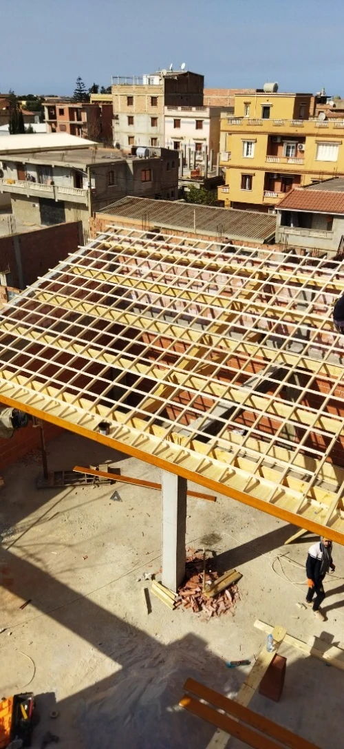 Pergola en bois Rouge