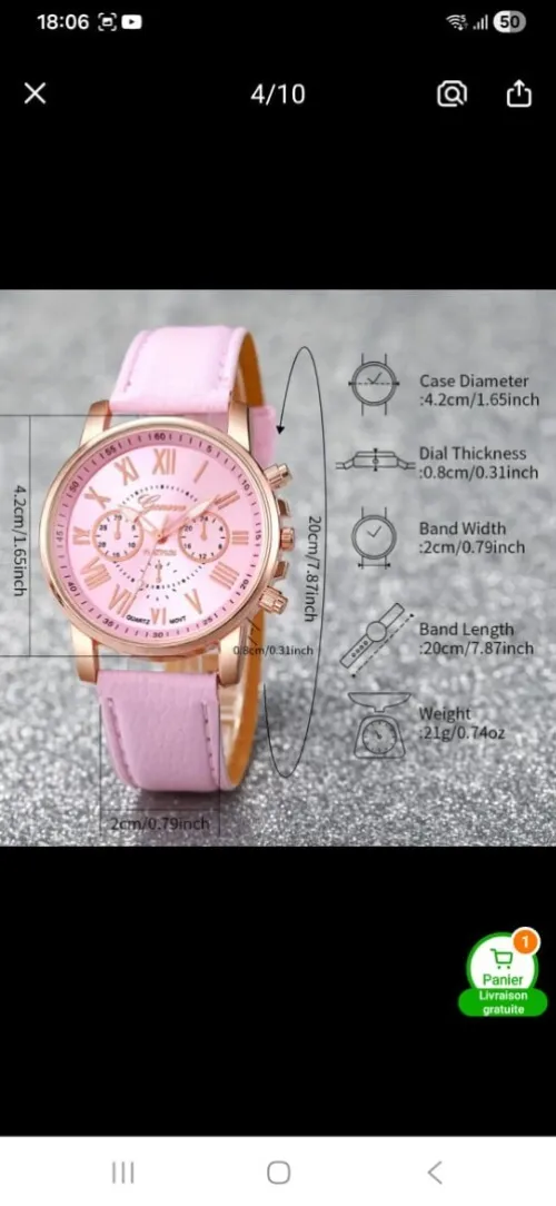 Montres neuves pour femme