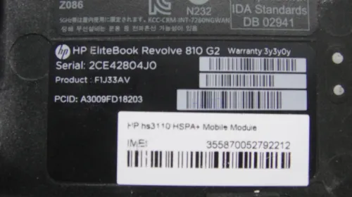 Ecran + Tactile HP EliteBook Revolve 810 G2