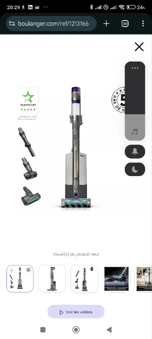 Aspirateur shark Power DETECT pro 5