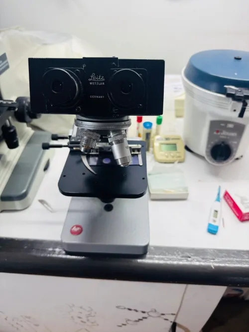 Microscope optique leitz Germany