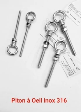 accastillage marin - inox marin 316 - pour bateaux